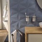 Gedy Pirenei dvieļu divzaru stienis, Hroms 3