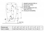 Golema pisuārs ar radara skalošanu, 24 V DC (plug and play) 2