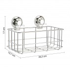 Gedy Hot dušas plaukts ar piesūcekni, Hroms 3