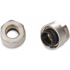 P.M.H adapteris kapara caurulēm Ø15, Niķelis UNIVERSAL ¾