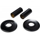 P.M.H dekoratīvās uzmavas pilna platuma radiatoriem,Melns