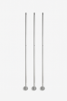 P.M.H dvieļu žāvētājs Ole x 3 91x1708 mm, Polished Stainless Steel