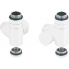 P.M.H. termostatiskais vārsts Combi EK, kreisais, Balts