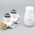 P.M.H. termostatiskais vārsts TERM, labais, Balts 3