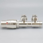 P.M.H. termostatiskais vārsts TERM, kreisais, Ner.tērauds