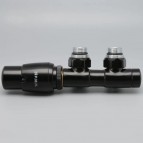 P.M.H. termostatiskais vārsts TERM, kreisais, Melns