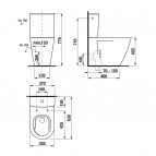 Cubito Style Vortex/Rimless pods ar SC vāku, Balts 4
