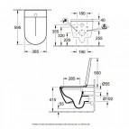 Pods ViClean-I100 Rimless ar vāku un bidē funkciju 8