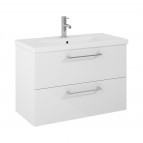 Ponta Vannas istabas skapītis ar izlietni 800x386mm, Balts