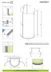 Almatea P 100x90 dušas kabīne  6