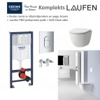 Grohe Rapid SL рама + клавишья + Pro NEW yнитаз + SC SLIM крышкa