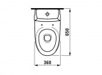 Pro Nordic pods horizontāls izvads,36x65x43,balts 5