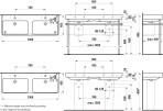 Laufen Pro S dubultā izlietne 130x46.5 cm,  balta 10