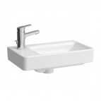 Laufen Pro S izlietne 48x28 cm maisītāja caurums kreisā puse, balta 