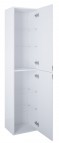 PURE Vannas istabas augstais skapis 180x40x35,2 cm,2D, Melns matēts 2