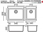 Quadra 210 virtuves izlietne 2