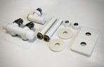 Rad. noslēgvārsts Compact 1/2` x 24-19, 90°, balts 3