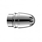 HERZ-Termostata vārsta galva Mini DE LUXE, vītne M 28 x 1,5, hroms