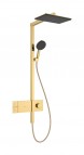 Raindance Alive Q Dušas komplekts 210/340, 1jet, EcoSmart, Gold