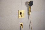 Raindance Alive Select S rokas dušas kompl. 125, 3jet, EcoSmart, Gold 12