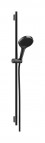 Rainfinity dušas komplekts 130,3jet,Ecosmart 90cm,Brushed Black Chrome