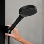 Rainfinity Showerpipe 250 1jet EcoSmart Dušas sistēma, Matt Black 8
