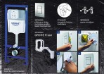 Grohe kompl. 5 in 1 + Cosmo taustiņš + Grohe Fresh 3