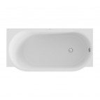 Ravak ARC 150x75 cm vanna, labā puse, Balta 