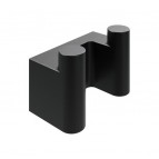 Ravak Chrome II двойной крючок, Black matt