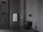 Ravak Chrome II tualetes birste ar turētāju pie sienas, Black matt 3