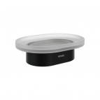 Ravak Chrome II ziepju trauks uz virsmas, Black matt