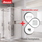 RAVAK dušas kabīnes komplekts 100x100 cm - SET41