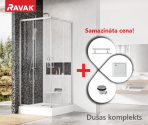 RAVAK dušas kabīnes komplekts 90 cm - SET17