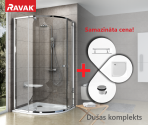RAVAK dušas kabīnes komplekts 90 cm - SET18