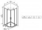 RAVAK dušas kabīnes komplekts 90cm - SET6 9