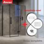 RAVAK dušas kabīnes komplekts 90x100 cm - SET28