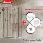 RAVAK dušas kabīnes komplekts 90x90 - SET43