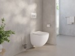Ravak Chrome AquaSpin tualetes pods+SC vāks+rāmis+taustiņš, Balts  4