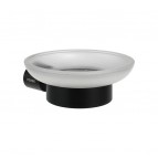 Ravak Fold ziepju trauks ar turētāju, Black matt