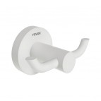 Ravak Kona dubūltais āķis, White matt