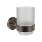 Ravak Kona glāze ar turētāju, Brushed graphite