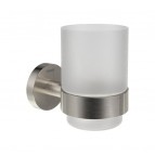 Ravak Kona glāze ar turētāju, Brushed stainless steel