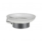 Ravak Fold ziepju trauks ar turētāju, Brushed stainless steel