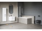 Ravak skapītis SD Chrome II 800 ar izlietni Chrome Slim, Balts  4