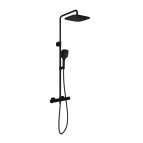 Ravak TD F 098.00BLM dušas sistēma bez termostata, Black matt