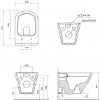 Ravak WC Classic RimOff piekaramais pods 2