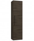 RB JOY Vannas istabas augstais skapis 35 cm, Brown oak/Black