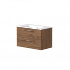 RB JOY Vannas istabas skapītis ar izlietni 81 cm, Copper oak
