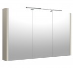 RB JOY Зеркальный шкафчик для ванной, LED, 108 см, taupe