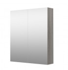 RB SCANDIC Зеркальный шкафчик для ванной 60 см, серый ясень